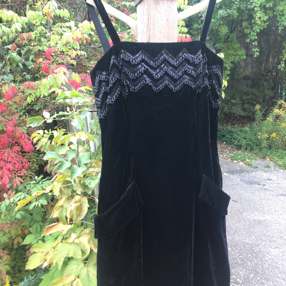 FREE SHIPPING!!! Vintage 1960's couture dress - made in England